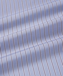 Blue & Navy Slim Fit Regent End on End Stripe Formal Shirt