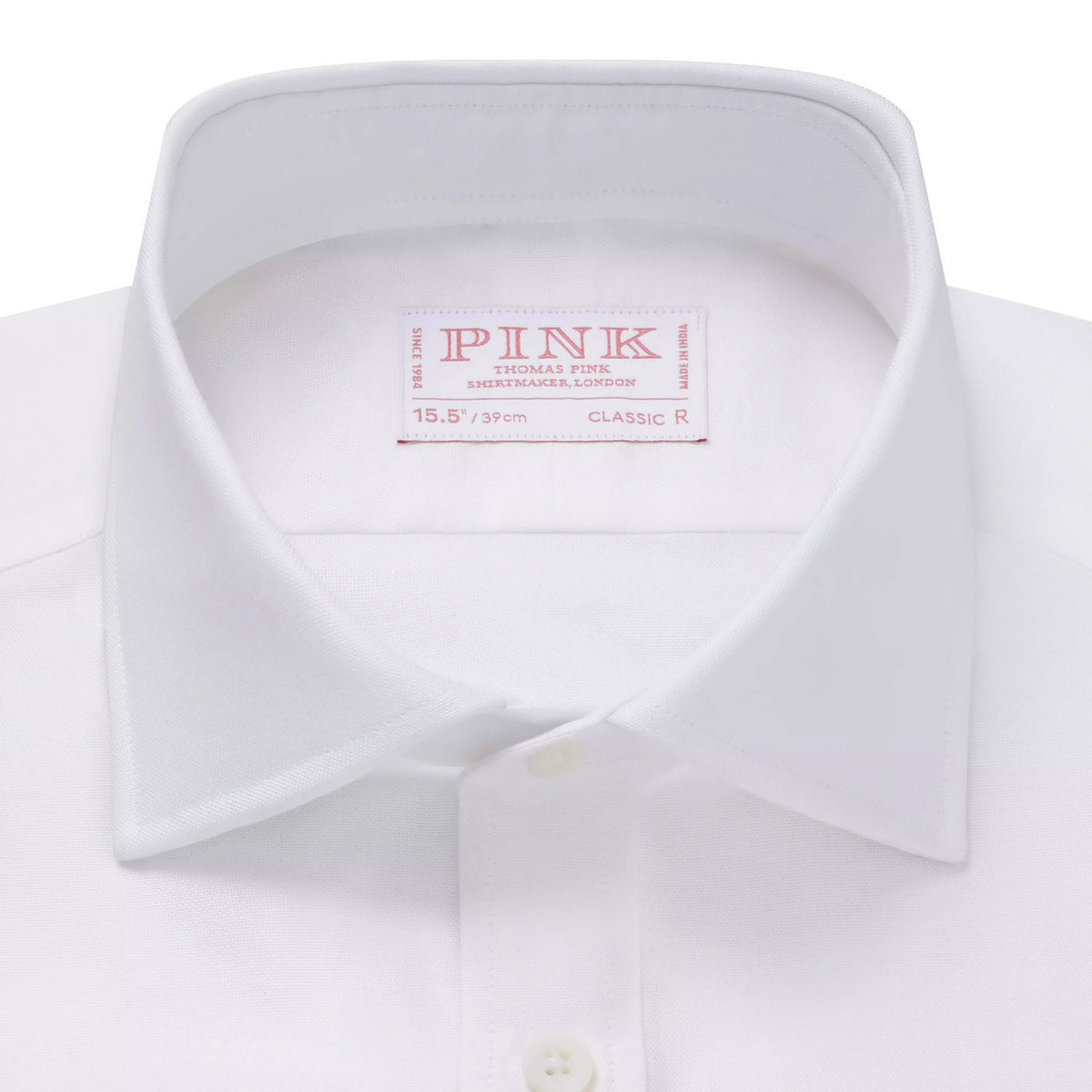 White Slim Fit Cotton Oxford Formal Shirt